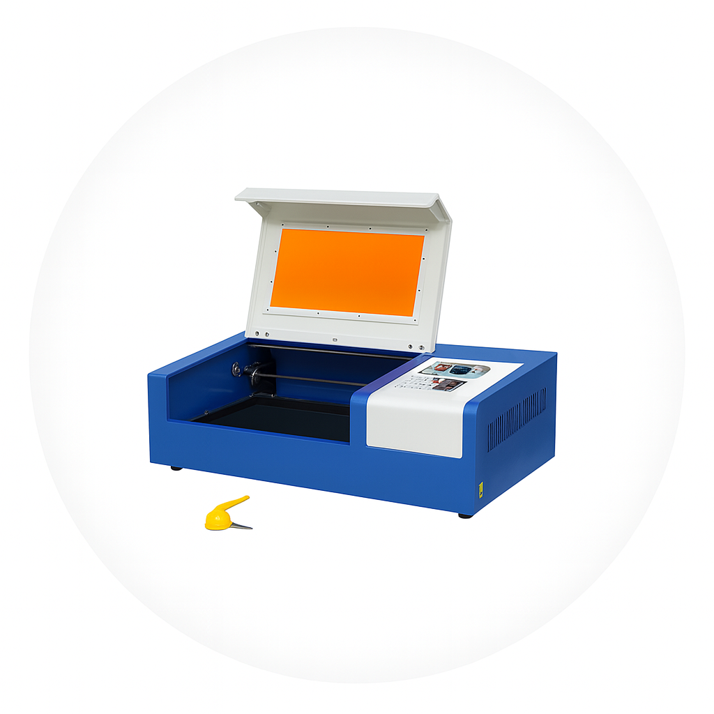 MACHINE DE DÉCOUPE ET DE GRAVURE CO2